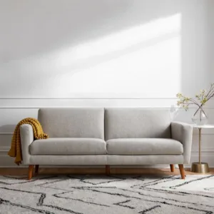 LuxePair Fabric Two-Seater Sofa