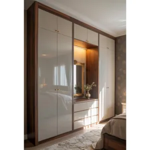 NeoForm Matte Finish Laminated Wardrobe